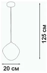 Подвесной светильник Vitaluce V2742 V2742-1/1S