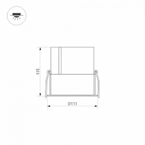 Встраиваемый светильник Arlight ATLAS 035463