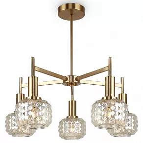 Люстра на штанге Freya Fero FR5366CL-05BS