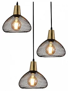 Подвесная люстра Reluce  03204-3.9-03 BK+COPPER