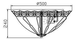 Потолочная люстра Maytoni Diamant 8 DIA901-PT50-WG