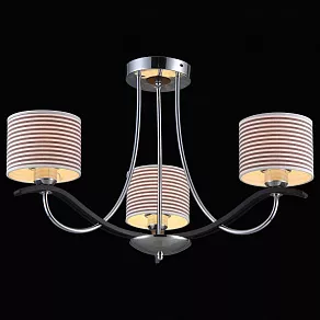 Люстра на штанге Natali Kovaltseva Oliviera OLIVIERA 75012-3C CHROME