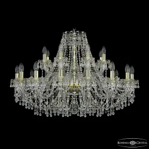 Подвесная люстра Bohemia Ivele Crystal 1410 1410/16+8/360 G V0300