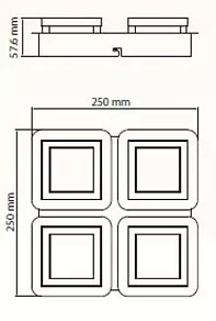 Накладной светильник Horoz Electric Likya HRZ00002251