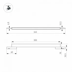 Накладной светильник Arlight MAG-MICROCOSM 043272