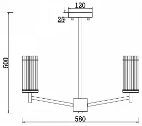 Люстра на штанге Freya Manisa FR5036PL-05N