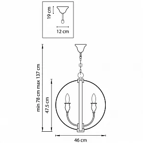 Подвесная люстра Lightstar Cero 731247