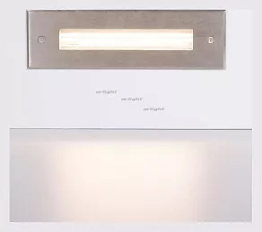 Встраиваемый в дорогу светильник Arlight LTD-LINE-TILT-S210-8W Warm3000 (SL, 120 deg, 230V) 024944