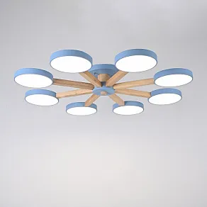 Люстра на штанге Imperiumloft TURNA Blue TURNA01