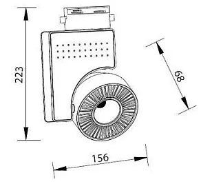 Светильник на штанге Horoz Electric Zurih HRZ00000879