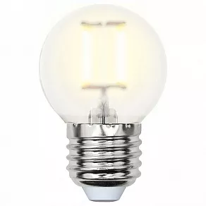 Лампа светодиодная Uniel  E27 6Вт 3000K LED-G45-6W/WW/E27/FR/O
