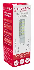 Лампа светодиодная Thomson G9 G9 7Вт 4000K TH-B4242