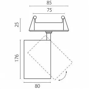 Спот Lightstar Canno Pro C4307RS