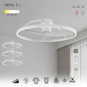 Светильник с вентилятором Mantra NEPAL 9485