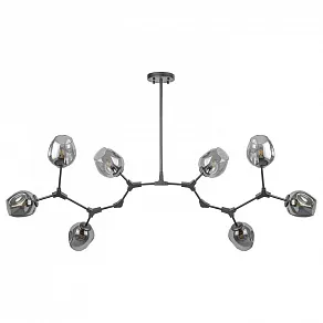 Люстра на штанге AM-Group LOFT LOFT-8 BK