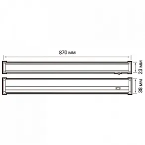 Накладной светильник Jazzway  PLED-T5i PL 900 10W FR 4000K