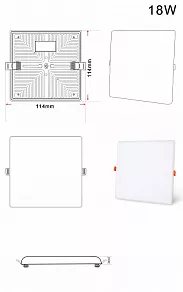 Встраиваемый светильник Zortes CLOUD ZRS.57794.18