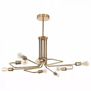 Люстра на штанге Ideal Lux Triumph TRIUMPH SP8 OTTONE ANTICO