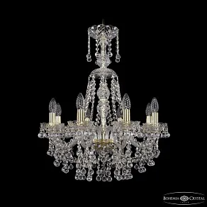 Подвесная люстра Bohemia Ivele Crystal 1409 1409/8/195/XL-68 G