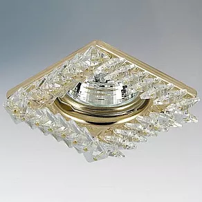 Встраиваемый светильник Lightstar Conceda QUA Gold 031602