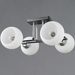 Потолочная люстра ILLUMICO TRENTO IL0791-4CSQ-25 BK CR TRENTO