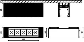 Встраиваемый светильник DesignLed SY SY-601221-BL-10-NW