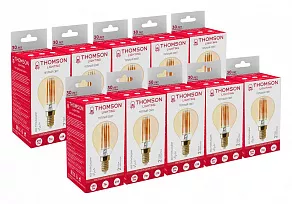 Лампа светодиодная Thomson Filament Globe E14 7Вт 2400K TH-B2122