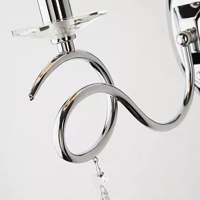 Бра Eurosvet 10082 10082/1 хром/прозрачный хрусталь Strotskis