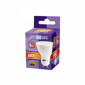 Лампа светодиодная Jazzway  GU10 9Вт 5000K PLED-SP GU10 9W 5000K