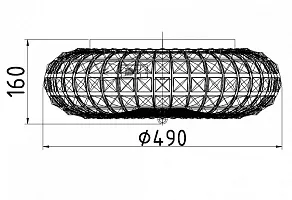Накладной светильник Maytoni Broche DIA902-06-N