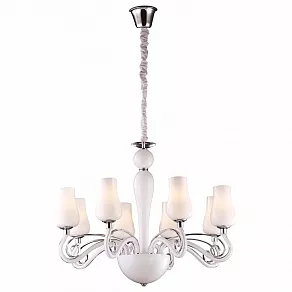 Подвесная люстра Arte Lamp Biancaneve A8110LM-8WH
