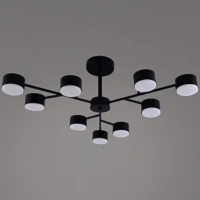 Люстра на штанге Reluce  03726-0.3-09 BK GX53
