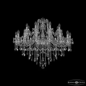 Подвесная люстра Bohemia Ivele Crystal 1415 1415/16+8/360 Ni