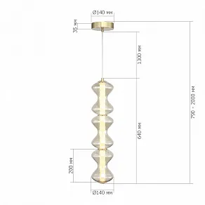 Подвесная люстра ST-Luce SPINE SL6136.213.01