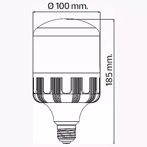 Лампа светодиодная Horoz Electric 001-016-0030 E27 30Вт 6400K HRZ00000005
