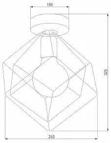 Накладной светильник TK Lighting Alambre 2702 Alambre