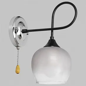 Бра Imex MD.4243 MD.4243-1-W-BK+CH