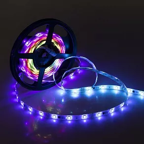 Комплект с лентой светодиодной Arlight SPI-5000SE-5060-30 12V Cx3 RGB-Remote (10mm, 7.2W, IP65) 021213(1)