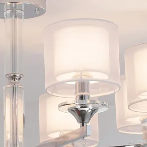 Люстра на штанге ILLUMICO  IL1354-8CPA-29 CR Romei