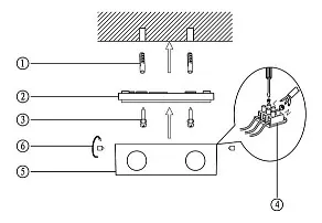 Накладной светильник Globo Isono 34267-4