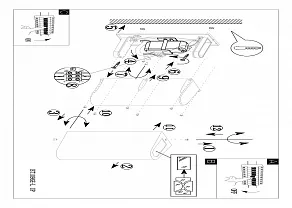 Накладной светильник Eglo Langreo 95095