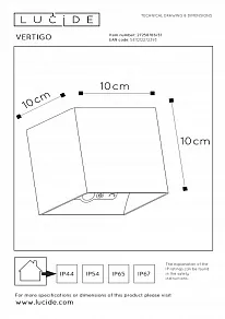 Накладной светильник Lucide Vertigo 27250/06/31