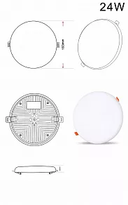Встраиваемый светильник Zortes CLOUD ZRS.57793.24