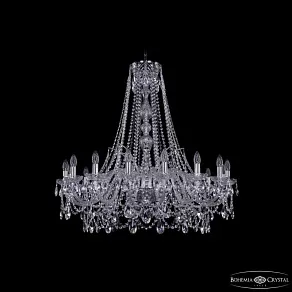 Подвесная люстра Bohemia Ivele Crystal 1411 1411/16/360/h-95 Ni
