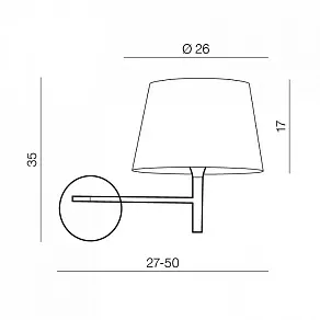 Бра Azzardo Anna AZ1519
