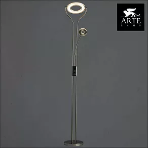 Торшер с подсветкой Arte Lamp Duetto led A5904PN-2SS