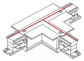 Соединитель T-образный для треков Nowodvorski Ctls Power 8247