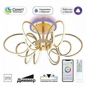 Потолочная люстра Citilux Salma Smart CL224A162