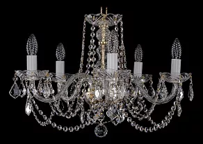 Подвесная люстра Bohemia Ivele Crystal 1402 1402/5/195/G/Leafs