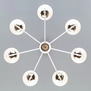 Люстра на штанге Eurosvet Lucas 70092/7 белый